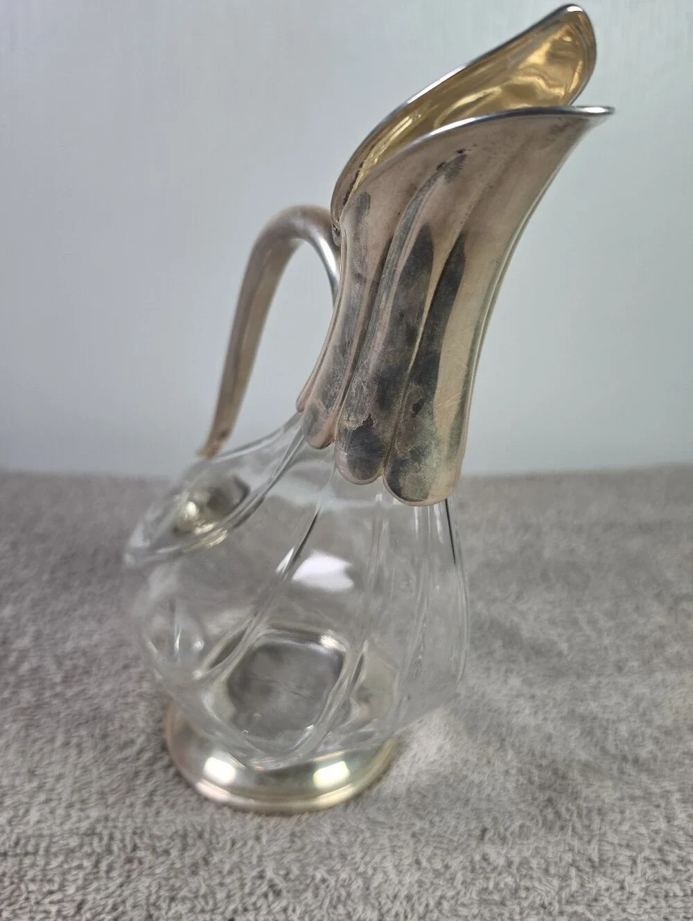 Vintage Duck Shaped Wine Decantor Or Claret Jug